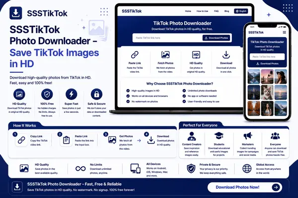 SSSTikTok Photo Downloader – Save TikTok Images in HD